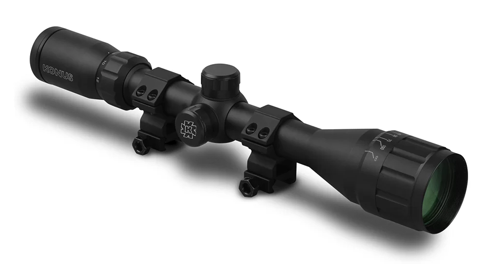 KONUS LUNETTE FIGHTER 4-12X40 A.O. RET BALISTIQUE