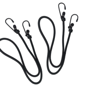 A10 Lot/2 sandows EXPÉDITION L. 75 cm x Ø 6 mm noir