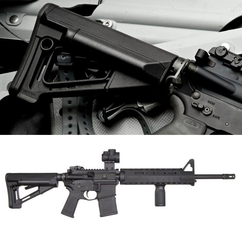 MAGPUL Crosse Mil-Spec STR Noir : MAG470-FDE – Image 6